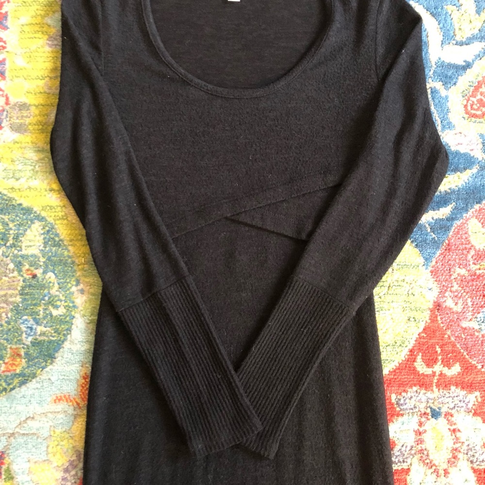 Guess Long Sleeve Black Dress Small